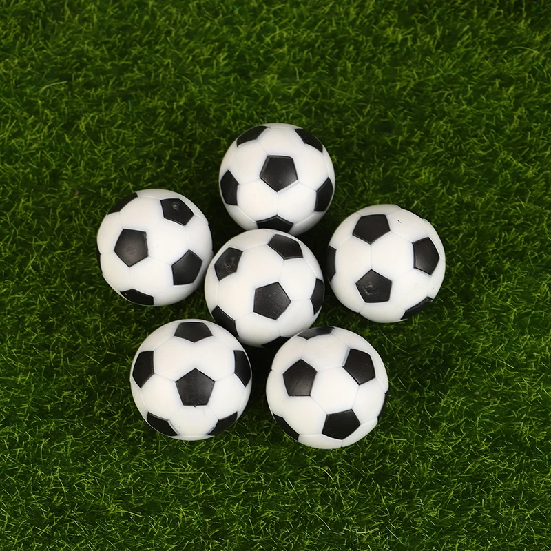 1/6pcs 32mm Tabletop Soccer Replacement Ball Parent-Child Interactive Soccer Board Game Accessories Foosball Table Balls