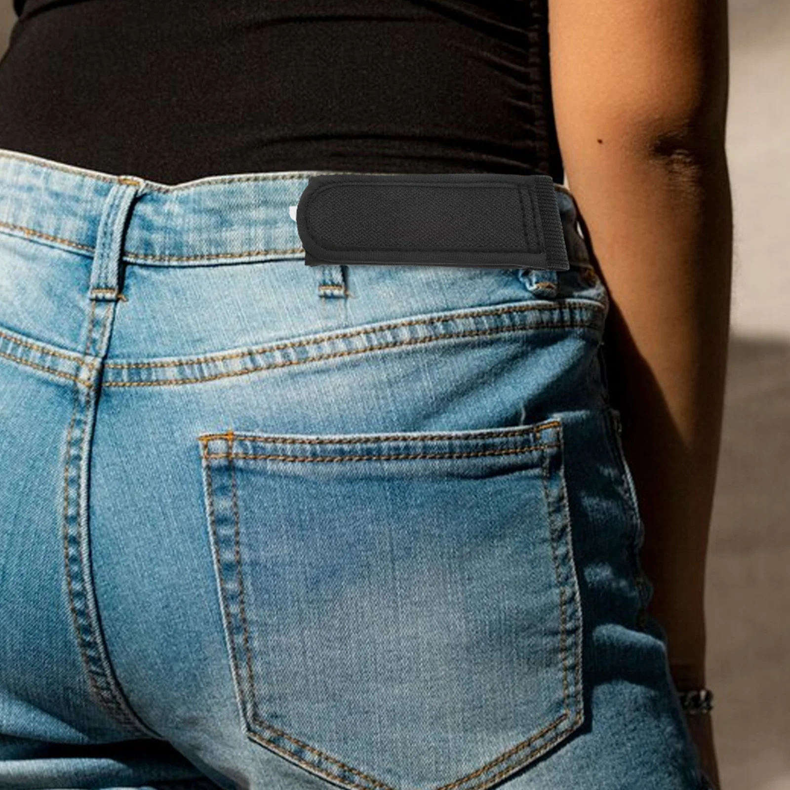 

1Pair No Buckle Stretch Belt Unisex Invisible Elastic Waistband Hook Loop Fastener for Jeans Casual Dress Pants