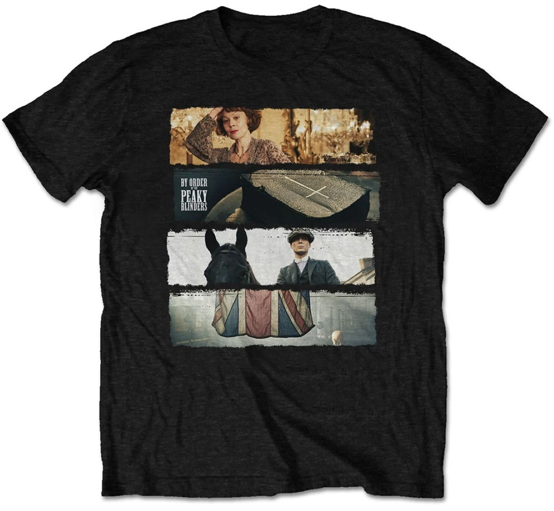 movie Peaky Blinders graphics 100%cotton unisex shirt 2026 Summer O-neck Men's Y2k Short Sleeve Retro fashion Tshirt fan gift
