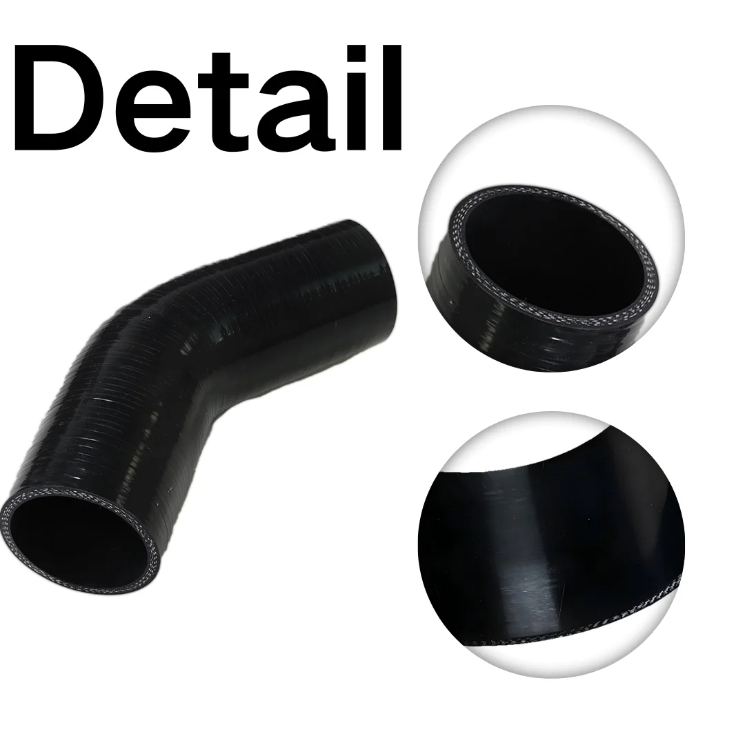 Silicone Hose 45 Degrees 38-63mm for Turbo Intercooler Pipe, Coolant, Oil, Water, Air Automotive Motorcycle Engine Parts