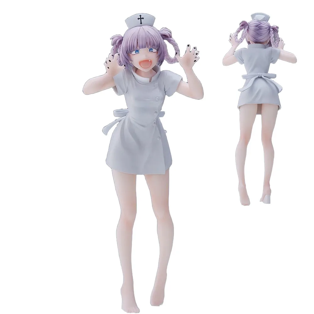 19.5 CM Anime Yofukashi No Uta Nanakusa Nazuna Figura Infermieri Vestito Carino Modello di Animazione Collezione di Giocattoli Decorazione Ornamenti PVC
