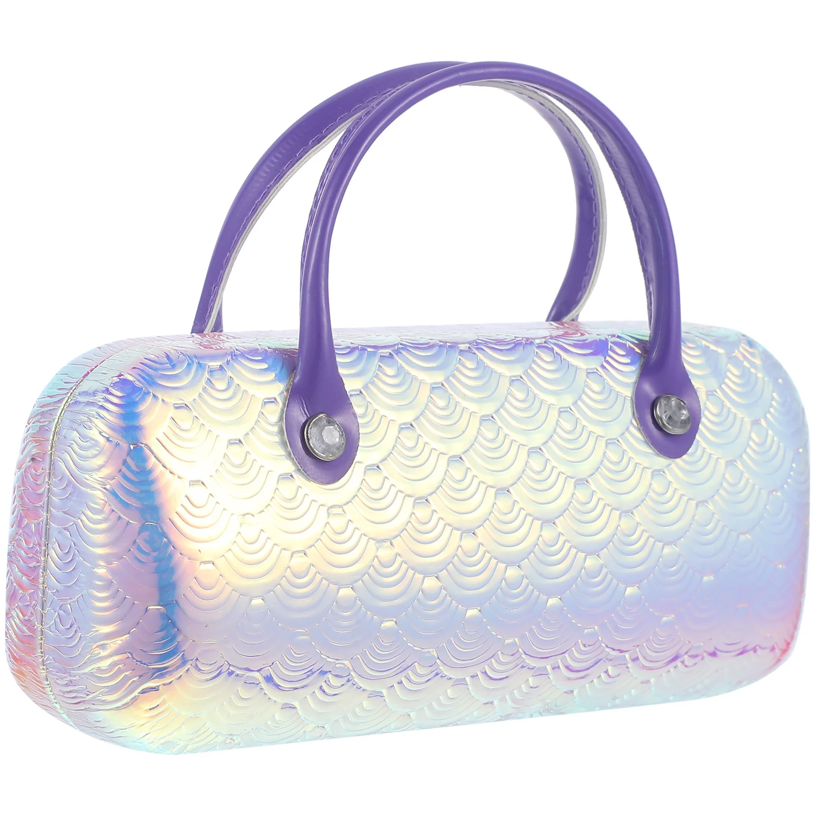 

Portable Glasses Case PU Container for Kids Cartoon Pattern Safe Material Multi Functional Storage Box Scratch Resistant