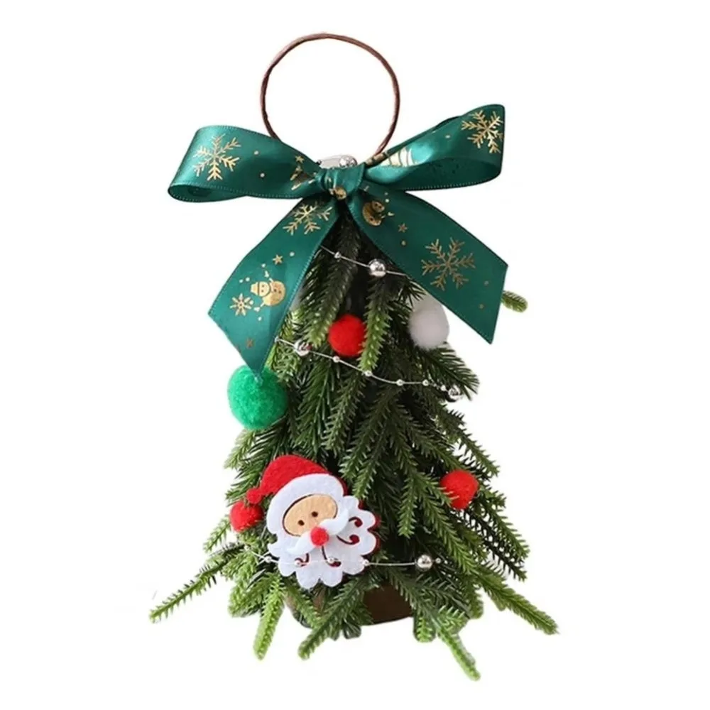 

New Year Christmas Tree Ornament PE Material Window Decoration Xmas Hanging Decorations Mini DIY DIY Christmas Tree