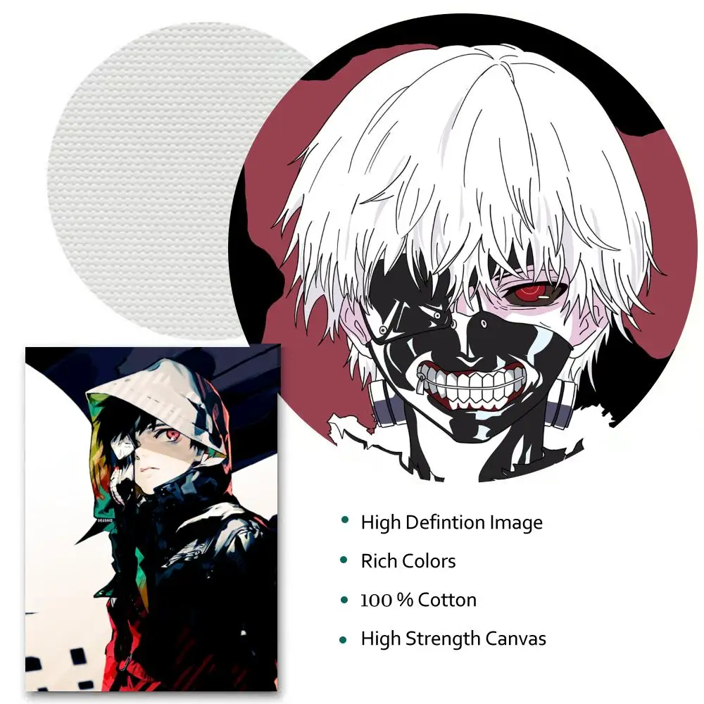 انمي ياباني T-Tokyo G-Ghoul ملصق HD أنيمي الساخن موضوع المغني/OST/فيلم مقاوم للماء الذاتي عصا ديكور المنزل