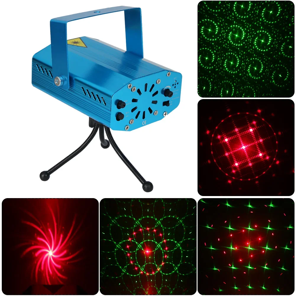 Starry Sky RGB Laser LED Projector Sound Control DJ Disco Stage Lighting - Ideal for KTV Bars Dance Party Club Lights