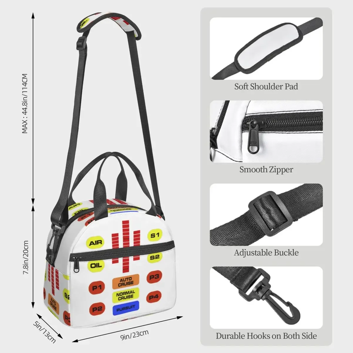 Kitt Voice Box Knight Rider Insulated Lunch Bag for Women Kids Portable Food Boxes Thermal Lunch Box Tote - view 3
