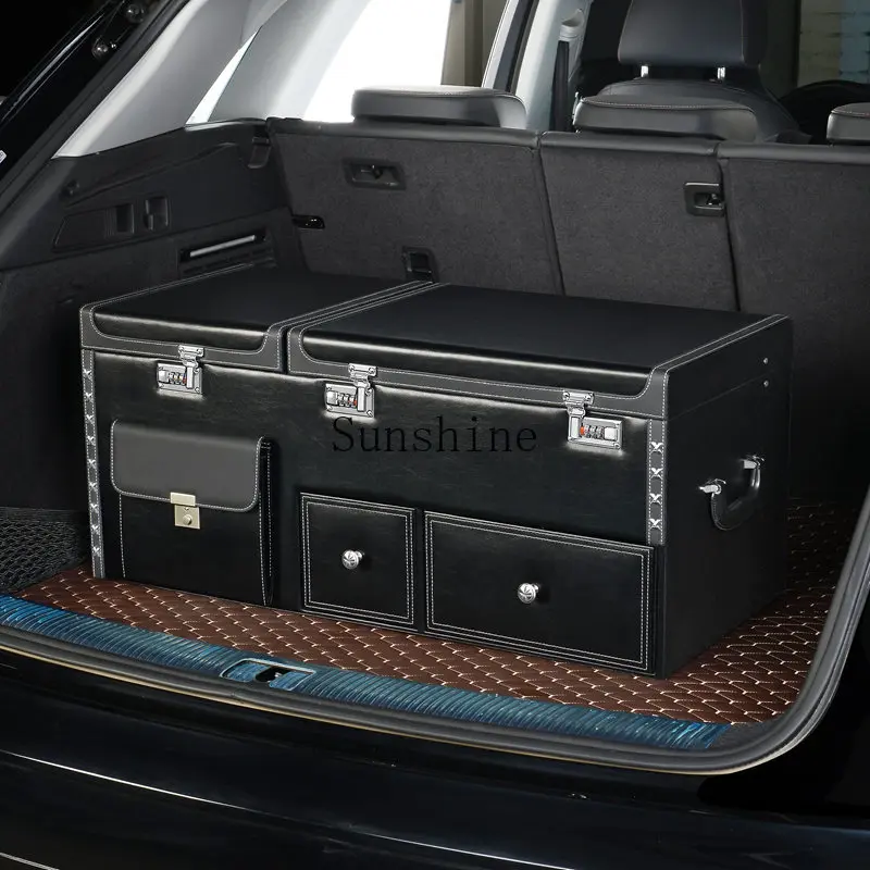 

Car SUV car trunk, storage and sorting storage box storage artifact