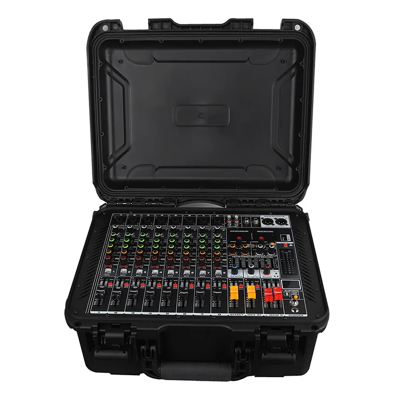 Cross-border popular mixer with power amplifier 99DSP reverb bluetooth equalization outdoor performance factory direct sales