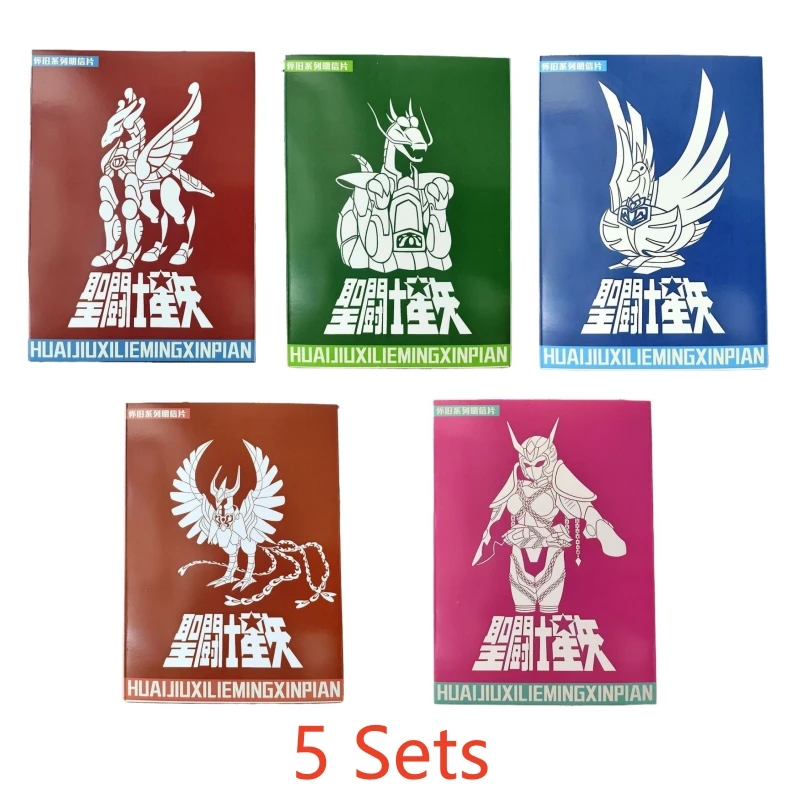 

Saint Seiya Character Cards 5 sets Postcards A set of 12 pcs Bronze Saints Hyoga Seiya Shiryu Shun Ikki Pegasus Cygnus Dragon