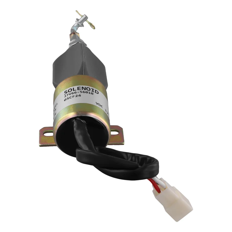 【Ceda de preço! !】Solenóide de parada 37V66-56010 12V/24V Solenóide de desligamento de combustível 05CF24 1751ES-12E6ULB1S1 P612-B5V24 1700-1512
