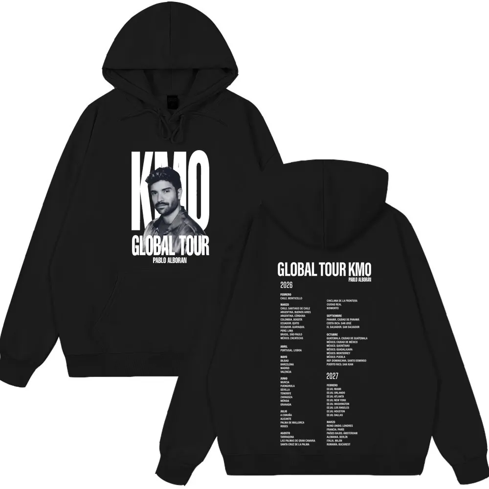 

Singer Pablo Alborán Global Tour 2026-2027 Print Hoodie Men Women Fashion Pullover Long Sleeves Casual Oversized Loose Tracksuit