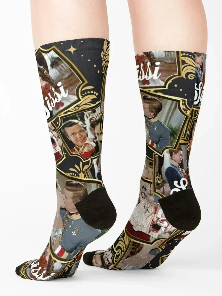 Sissi, Romy Schneider, film, 50s Socks anti slip football gift loose christmass gift Socks Woman Men's