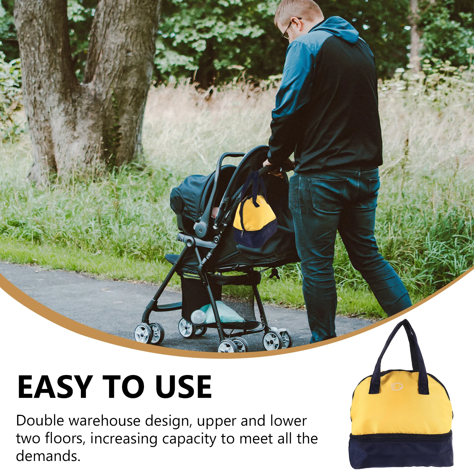 

Double Layer Insulated Breast Milk With Ice Pack Compatible Small For Moms On-The-Go Lunch Box For Women Breastfeeding