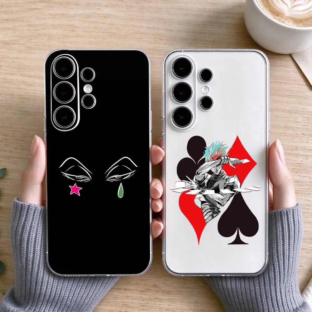 Hunter  Hunter Hisoka  Phone Case Transparent Silicone Soft For Samsung S25,S24,S21,S22,S23,S30,Ultra,S20,Plus,Fe Gift