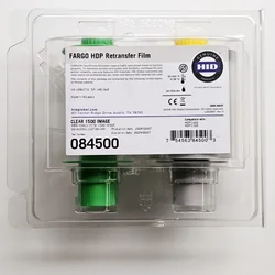 original fargo 084500 clear retransfer film replace 84053 1500prints for HID-fargo HDP5000 card Printer