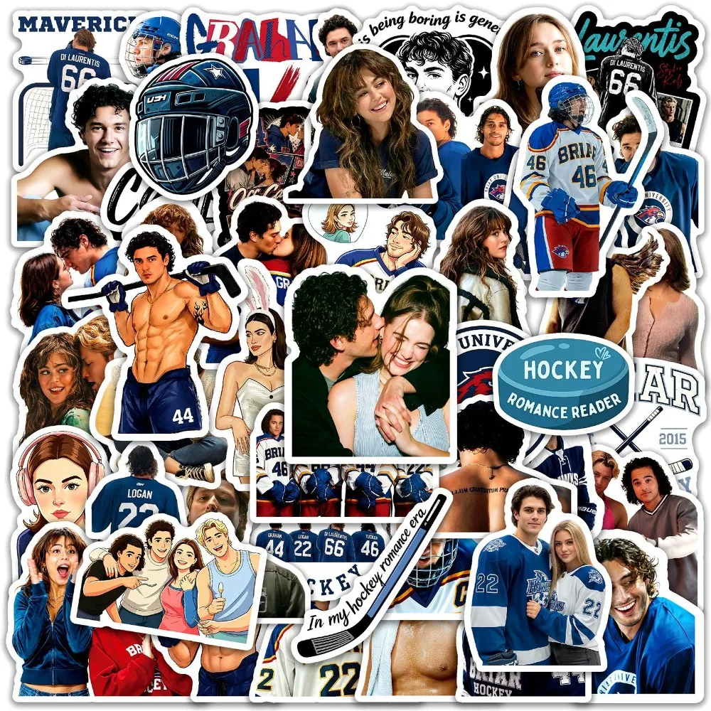 10/50Pcs American TV Series Off Campus Character Adhesive Stickers Bottles Waterproof Notebooks Decorative Peripheral Stickers