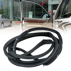 For Toyota Land Cruiser Prado 120 LC120 2003-2009 Car Front Rear Left Right Side Door Waterproof Seal Rubber Strip Black