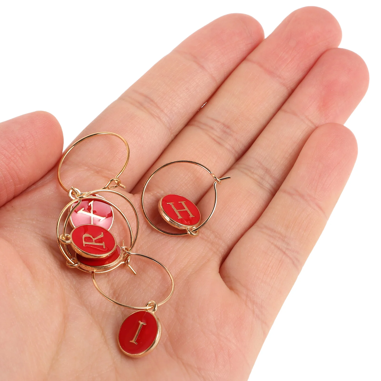 

26Pcs Alphabet Wine Charms Glass Markers Hang Tags for Parties Gatherings Drink Bottle Identifier Zinc Alloy Letter Drink