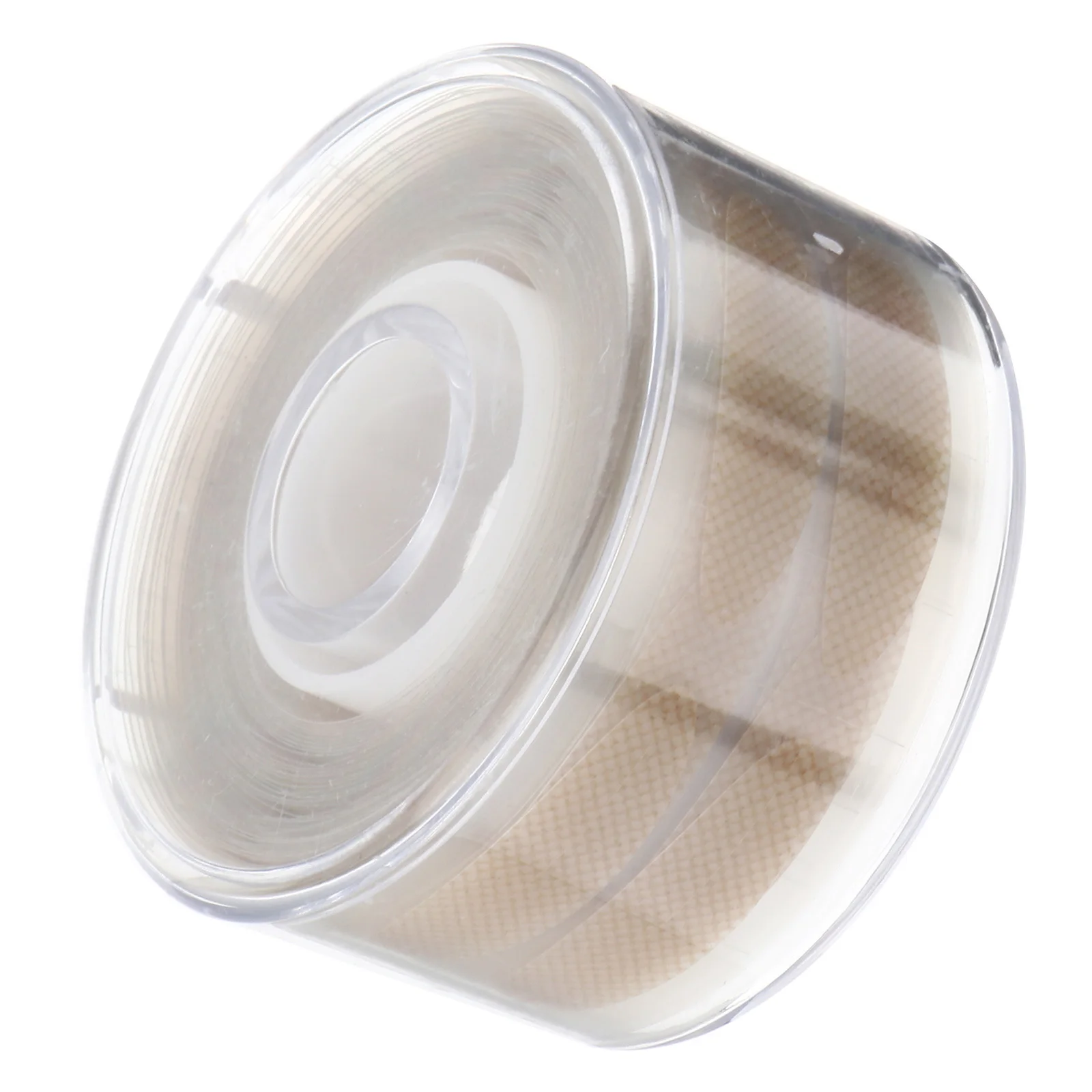 600 pçs fita de pálpebra adesivos duplos cor da pele invisível design de malha de fibra luz fina maquiagem natural para olhos com capuz