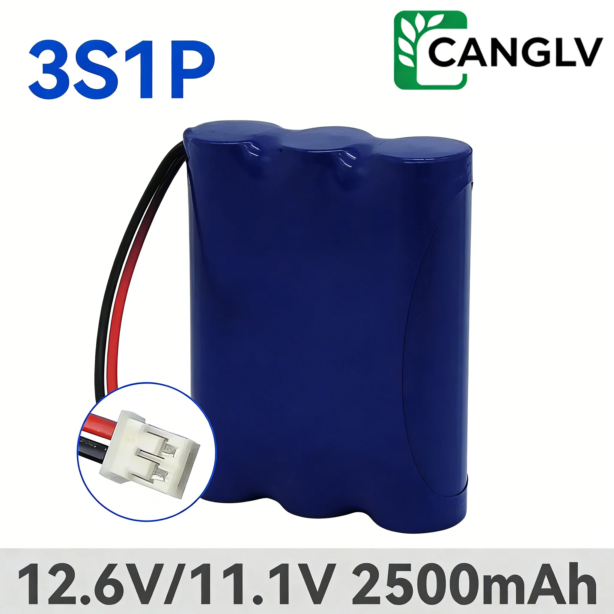 

11.1V/12.6V 3S1P 2500mAh Li-ion Battery Pack | Rechargeable for UPS Backup Power & CCTV Camera