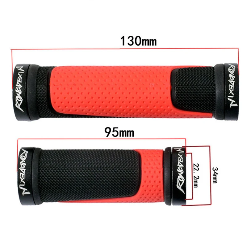 Lockable Black and Red Two-color Handlebar Cover Modification Accessories Folding Bike Handlebar Cover Bicycle Handlebar Grips