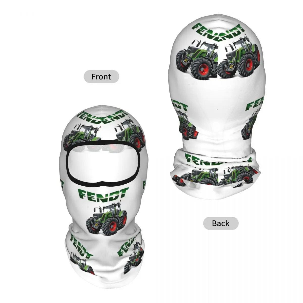 Fendt Tractor Breathable Thin Balaclava Full Face Mask Sun Protection Neck Gaiter For Motorcycle Fishing Outdoor