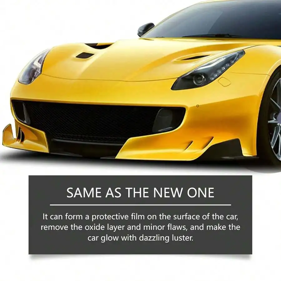 

Titanium Ceramic Wax Cream For Car Coating Polishing Waterless Spray With Microfiber Sponge