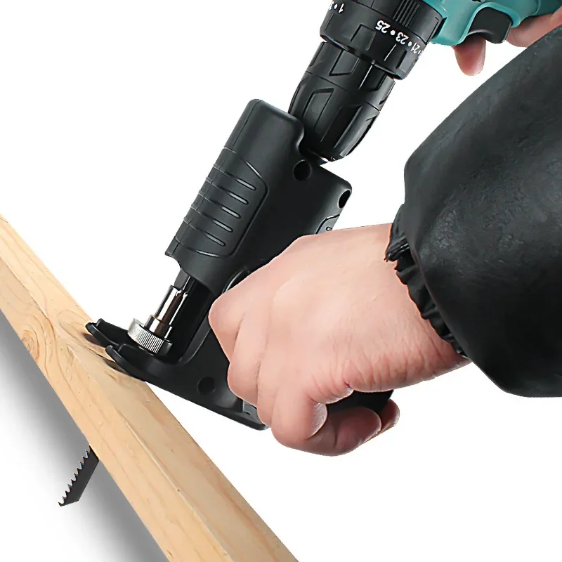 

Screwdriver conversion head, electric drill to electric saw, household reciprocating saw, saber saw multi-functional