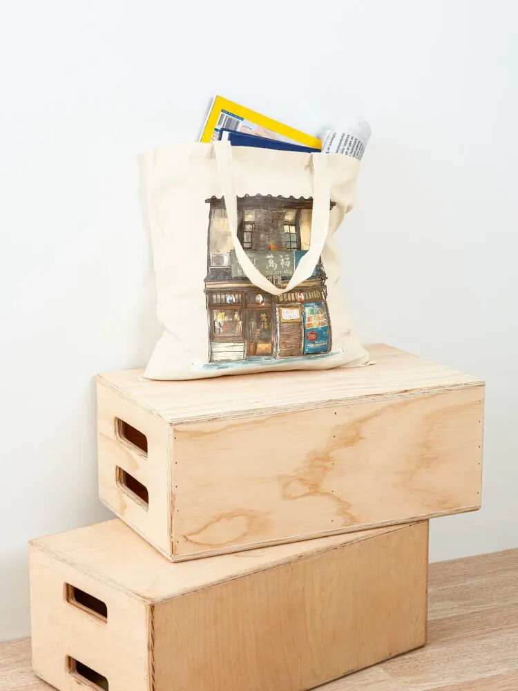 A noodle shop in Kyoto Tote Bag Cloth bag Beach bag reusable shopping large size bags