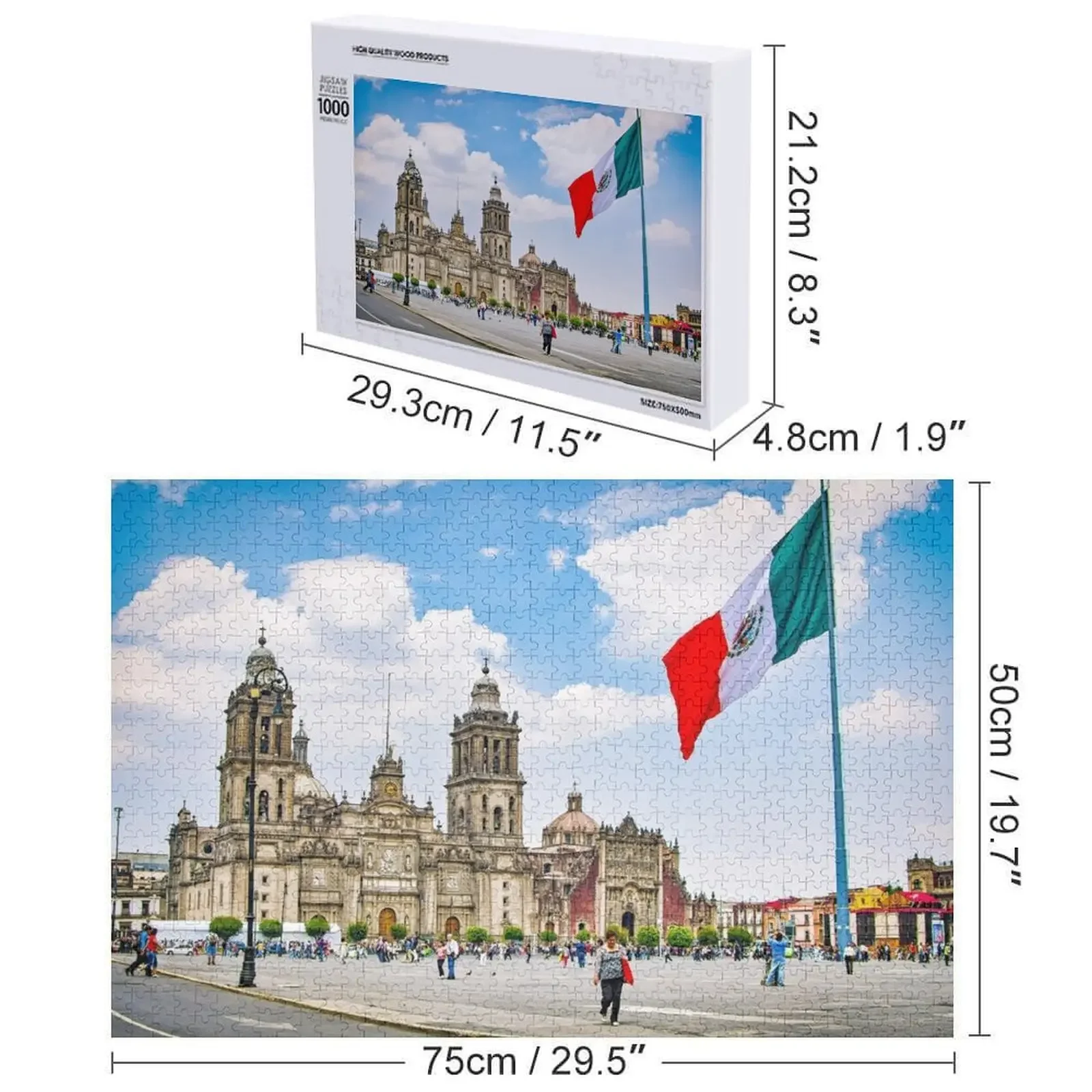 Потрясающие городские головоломки Мексики, рождественские игрушки, деревянные головоломки для взрослых, головоломки