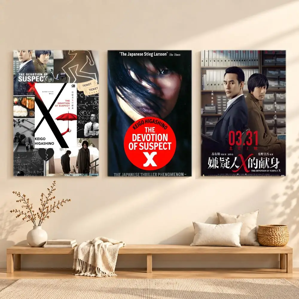 Mystery Novel T-The Devotion Of Suspect X Poster Series Print Unframed Aesthetic Wall Decor Gift Living Room Bedroom