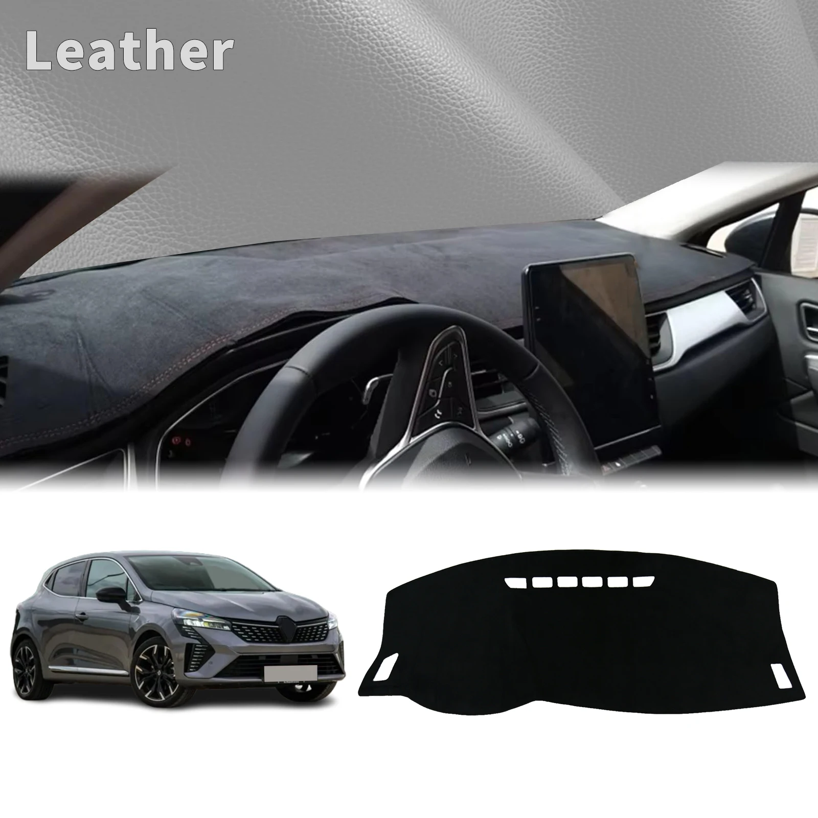 

for Renaul Clio V 5 Clio5 BF For Mitsubishi Clot 2018-2025 Dashmat Dashboard Cover Pad DashMat Sunshade Protective Carpet Car