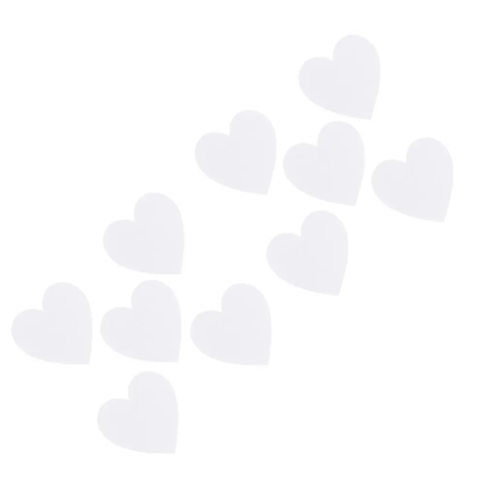

10 Pcs Oil Painting Board Pure Cotton Sketchpad Artist Drawing Tools White Blank Canvas Heart Shape Painting Supplies