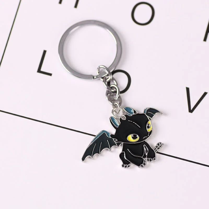 Dragon Taming Master Anime Niedliche Zahnlos-Halskette, Ohrstecker, Ring, Brosche, Nischen-Accessoires für Paare, Geschenke für Sie und Ihn – Detail 17
