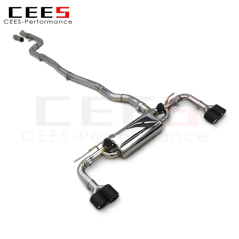 

cees Valvetronic Cat-back Exhaust System for BMW 640 640i 640GT GT 2018-2021 Stainless Steel Muffler Single Tube Exhasut Pipes