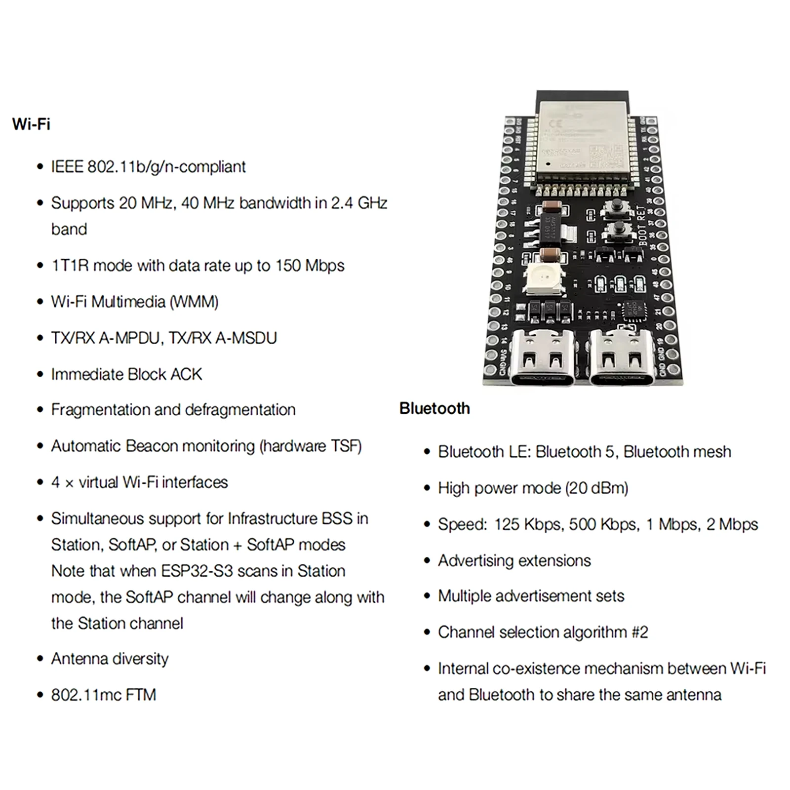 Placa de Desenvolvimento ESP32 - Esp32 S3 Development Board Lot avaliação e preço