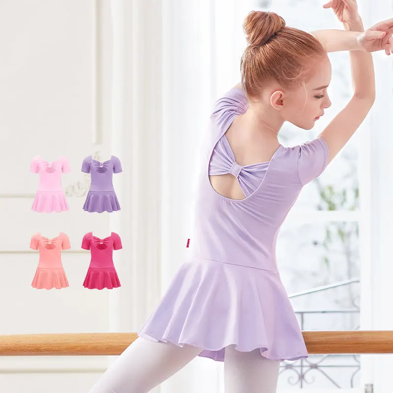 Kids Girls Ballet Dress Children Dance Leotard Dresses Dance Costumes Skating Bodysuit Dancewear Balleriana Clothes