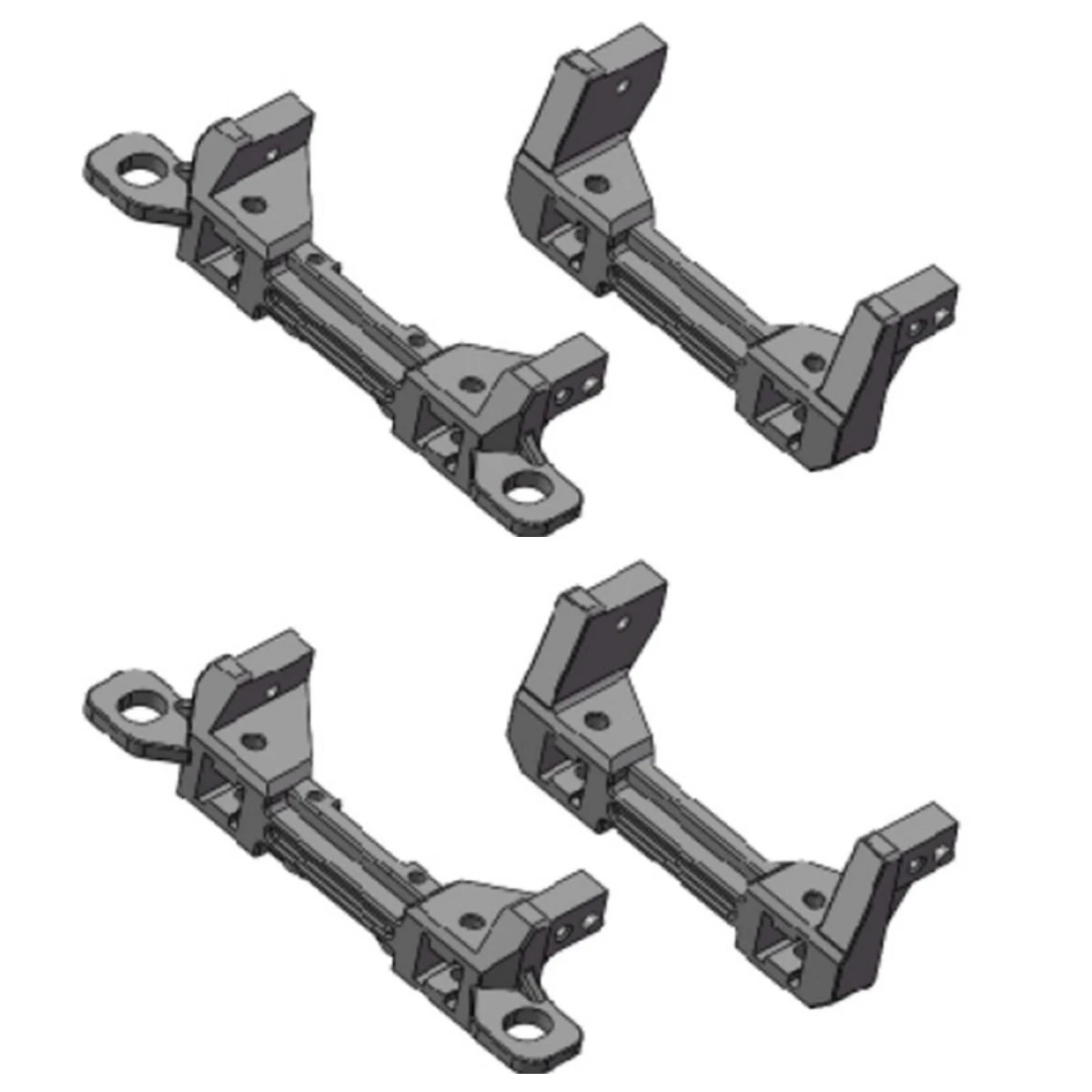 

R86452 Крепления бампера (F/R) для RGT 136100 V3FD 1/10 RC Запасные части для электромобилей
