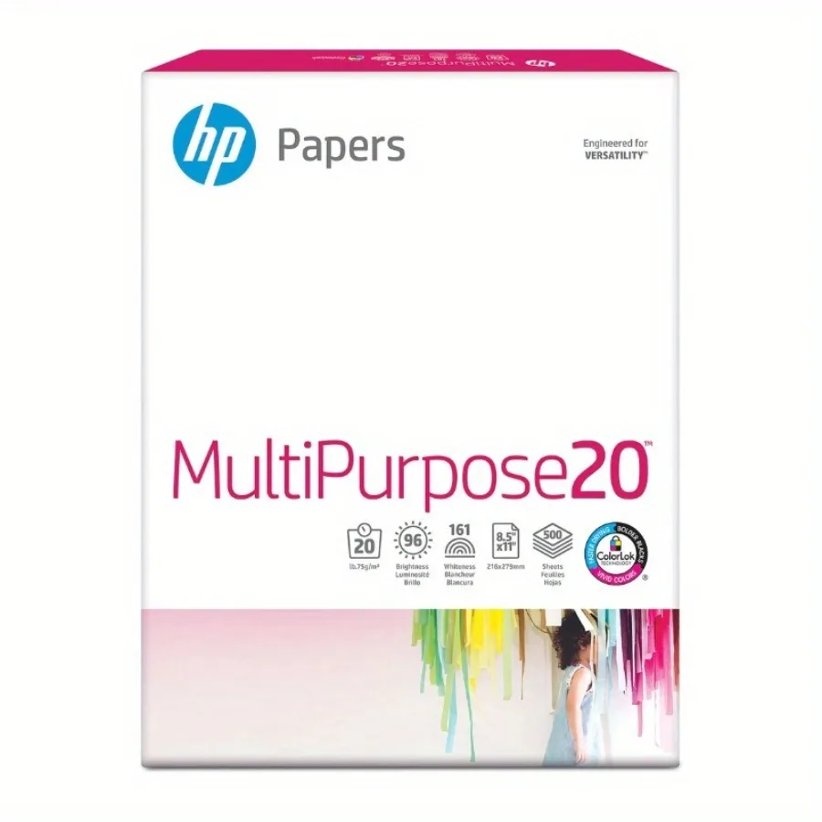 (5 pack)  Multipurpose Paper 500 sheets, 8.5 x 11 in