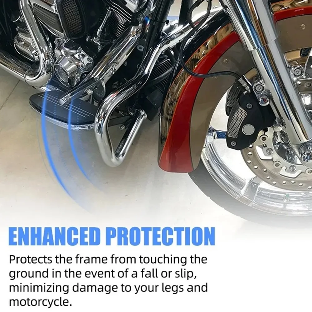 Motorcycle Front Highway Engine Guard Crash Bar Bumper Frame For Harley Electra Street Glide Road King 2014-2023