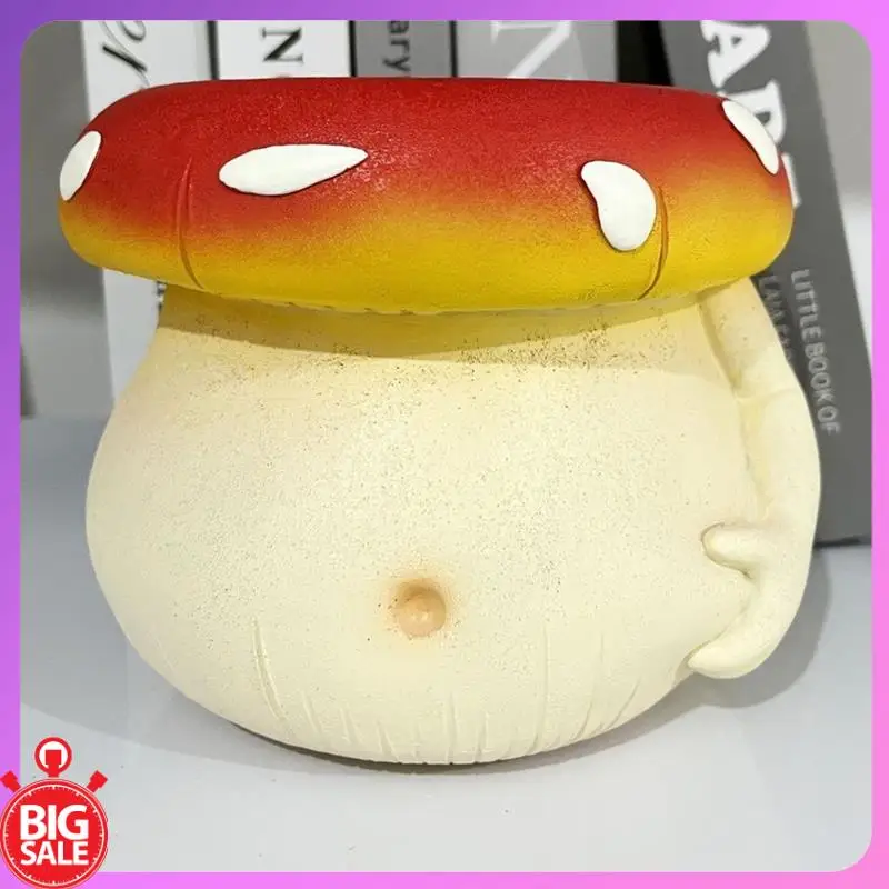 大きな取引かわいいベリーキノコプランター、排水管付きのカラフルでユニークな多肉植物ポット、植物用のレインボー小型ボディフラワーポット