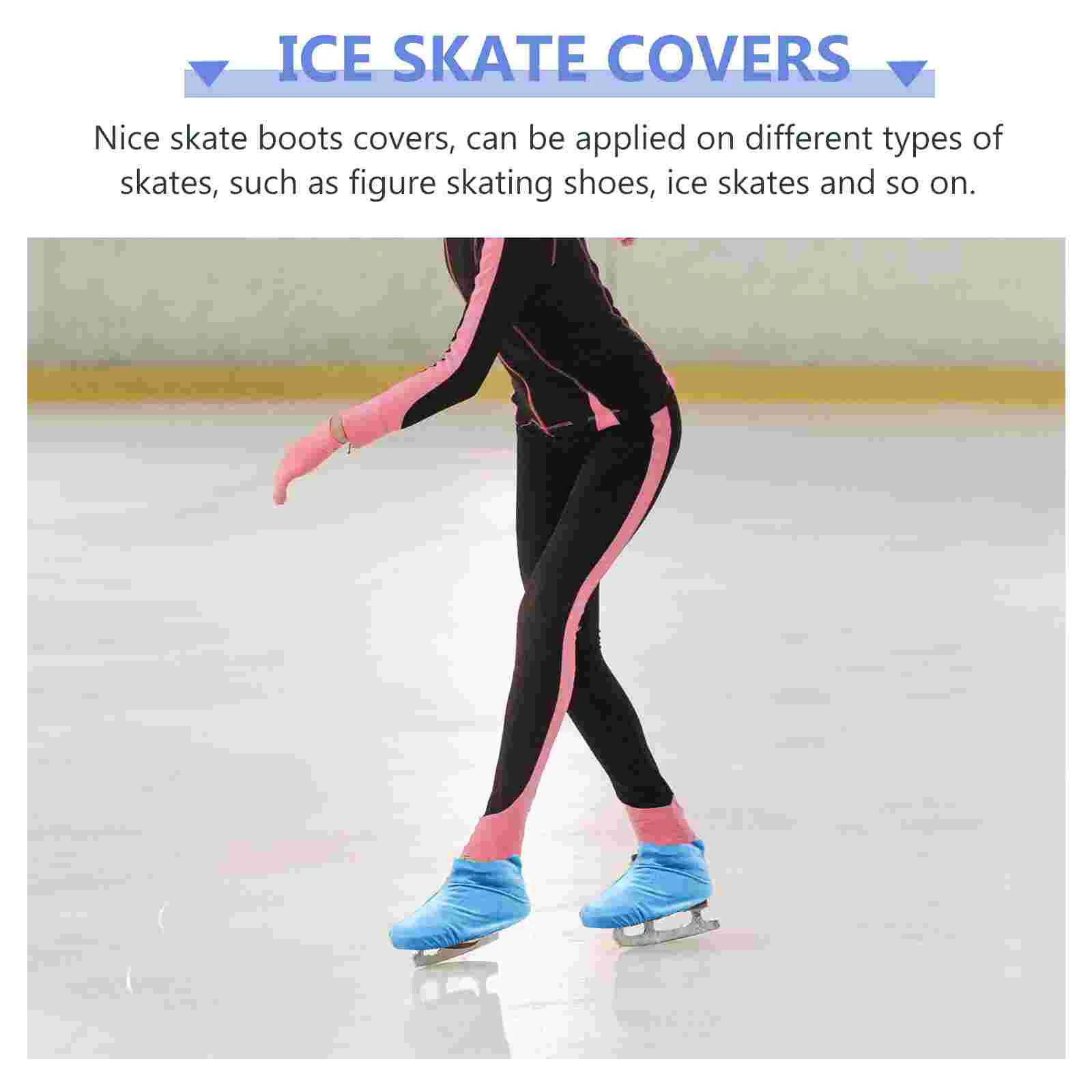 Skate Covers Ice Blade Protector Skates Artistic Skating Girls for 4 Wheels Hockey Accessories Guards Figure Boot Wraps