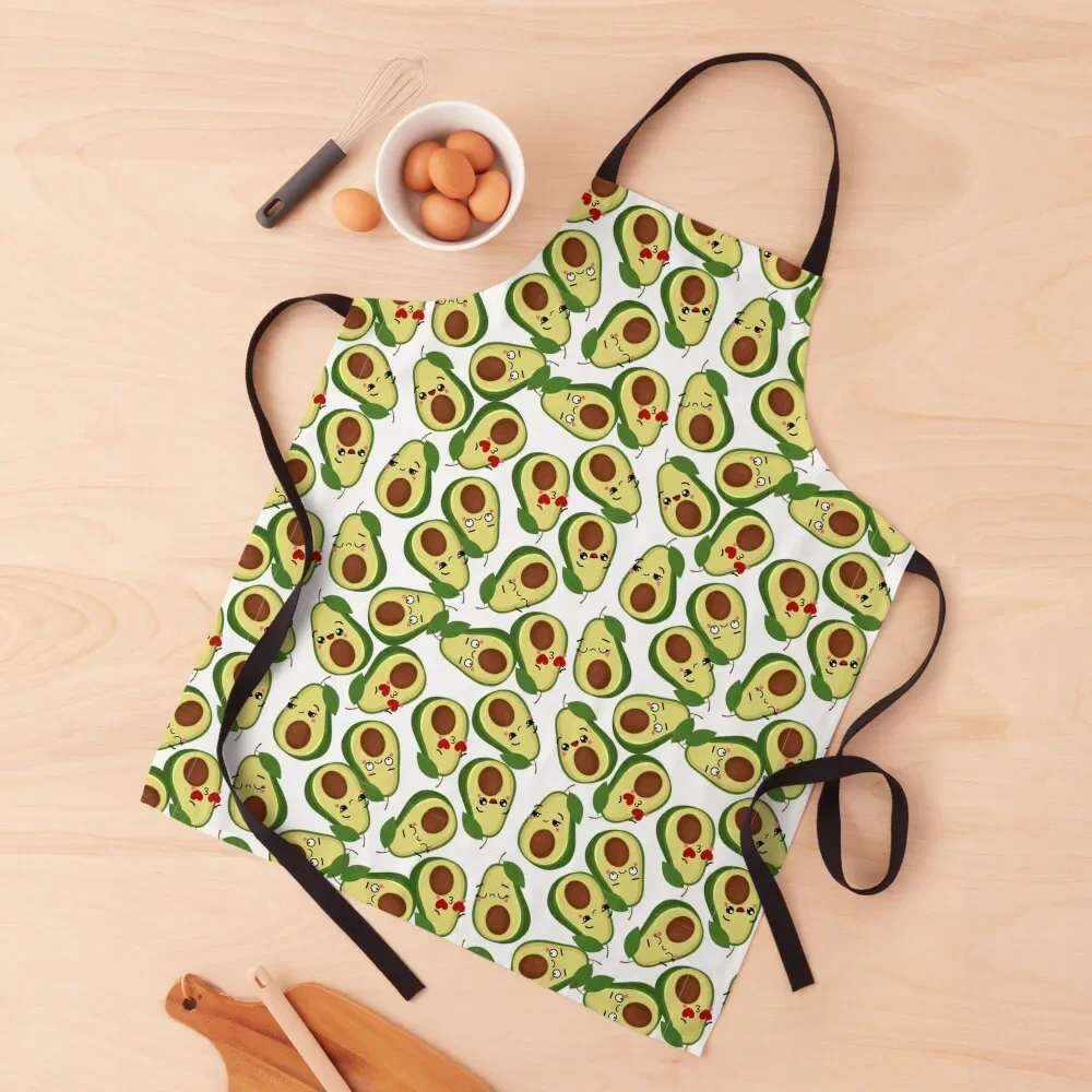 

Kawaii avocado Apron Manicurists For Kitchen Home Supplies Apron