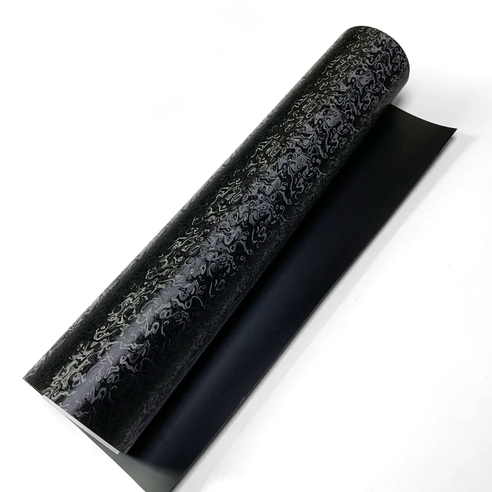 NONE Auto Aufkleber Carbon Faser Vinyl Wrap Film 150*50 cm 3D 4D 5D 6D Glanz Carbon Faser Film wasserdichte Aufkleber für Auto Zubehör 5