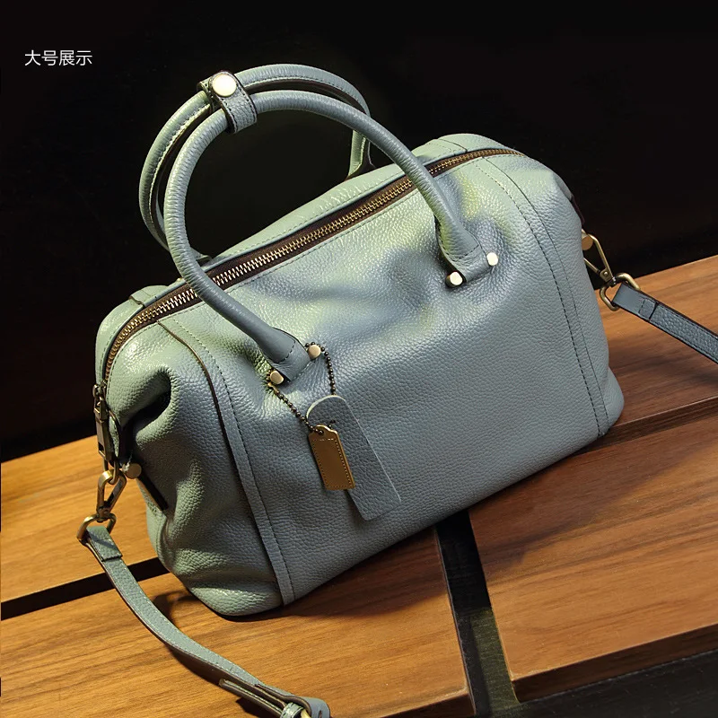

New 2023 Women Head PU Leather Boston Luxury Designer Handbags