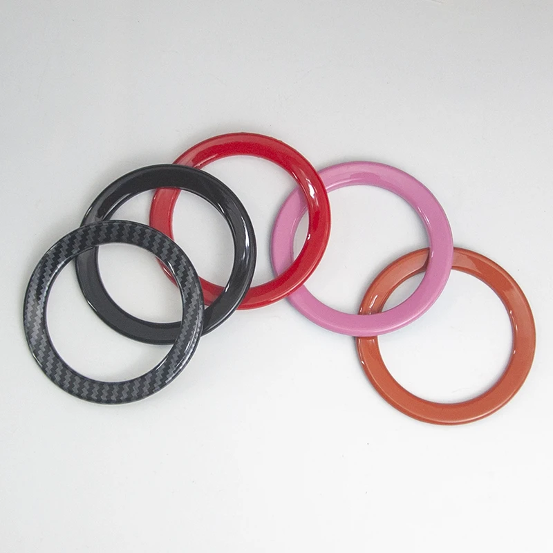 Car Steering Wheel Center Cap Decorative Ring Trim Cover Stickers For Smart 453 Fortwo Forfour W453 Interior Accessories Decora view 6