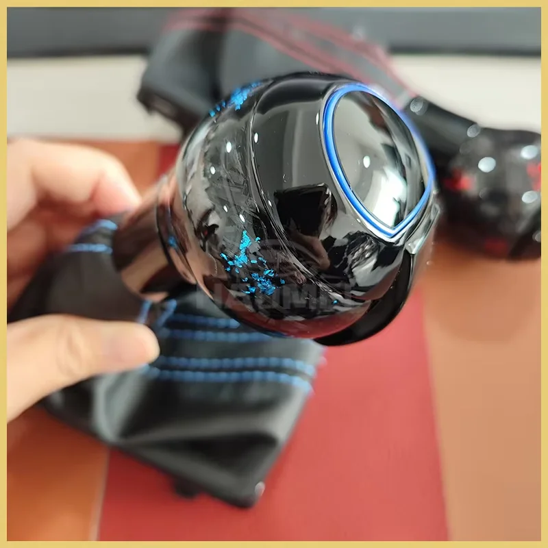 

Рычаг автоматического переключения передач для Audi A4 S4 RS4 A5 A6 A7 Golf 6 7, с пылезащитным чехлом и логотипом S для автомобильных деталей, рычаг переключения передач