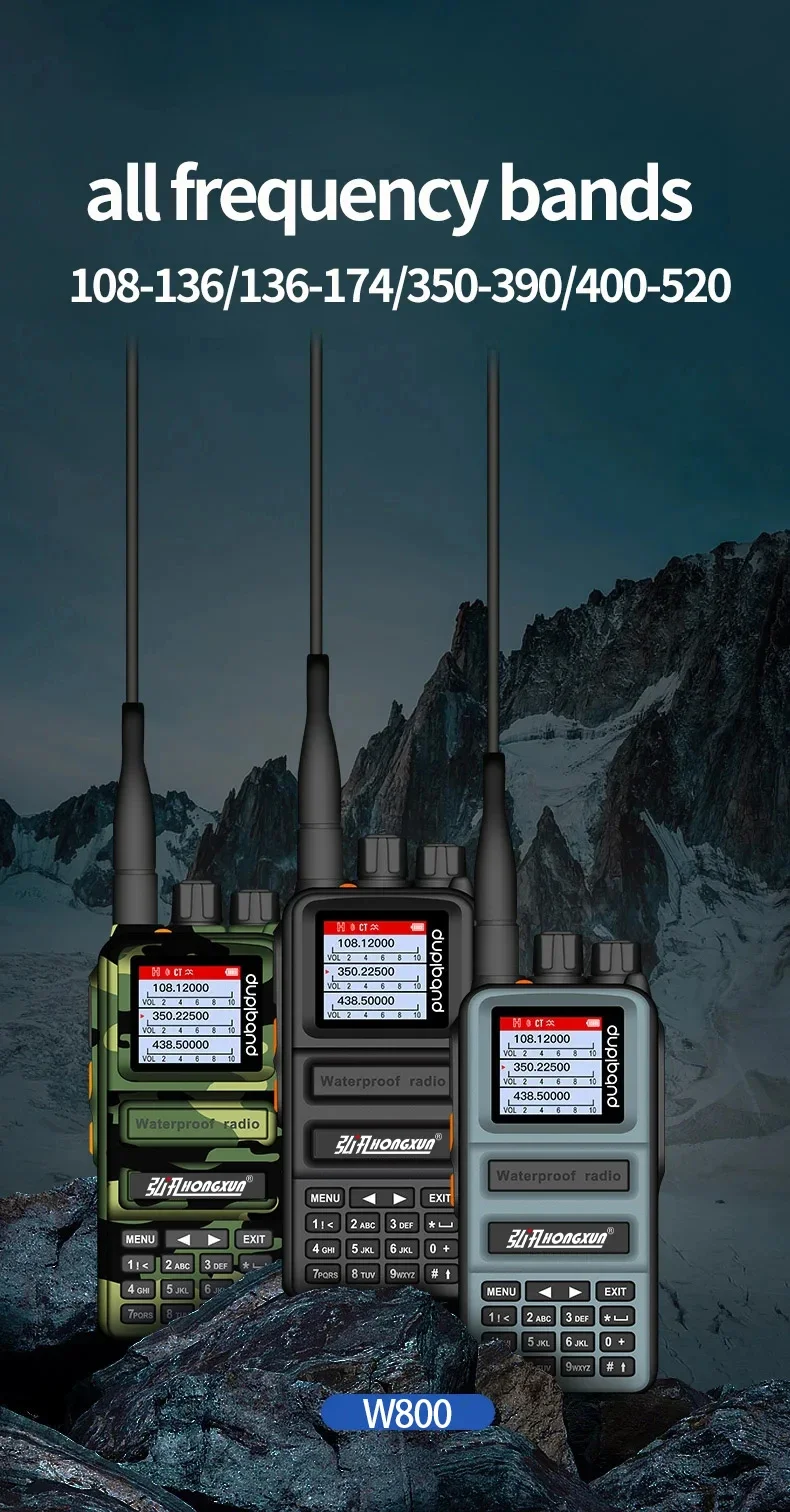 air police scanner walkie talkie walkie full band radio comunicatador ham autoradio mini handy kids amatear FM AM profesional UV