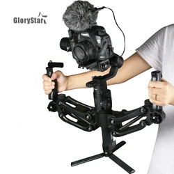 3 Axis Spring Dual Handle Gimbal Hold Arm for ZHIYUN Crane 2 DJI Ronin S MOZA AIRCROSS Smooth 4 OSMO mobile 2 AK2000 AK4000 BOB2