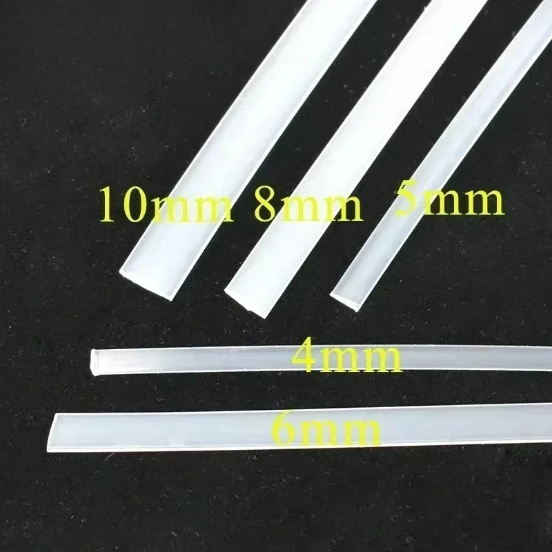 5Meters Meetee Clear Plastic Corset Ribbon Webbing Boning Bra Side Tape Wedding Dress Support Sewing Clothing DIY Accessories
